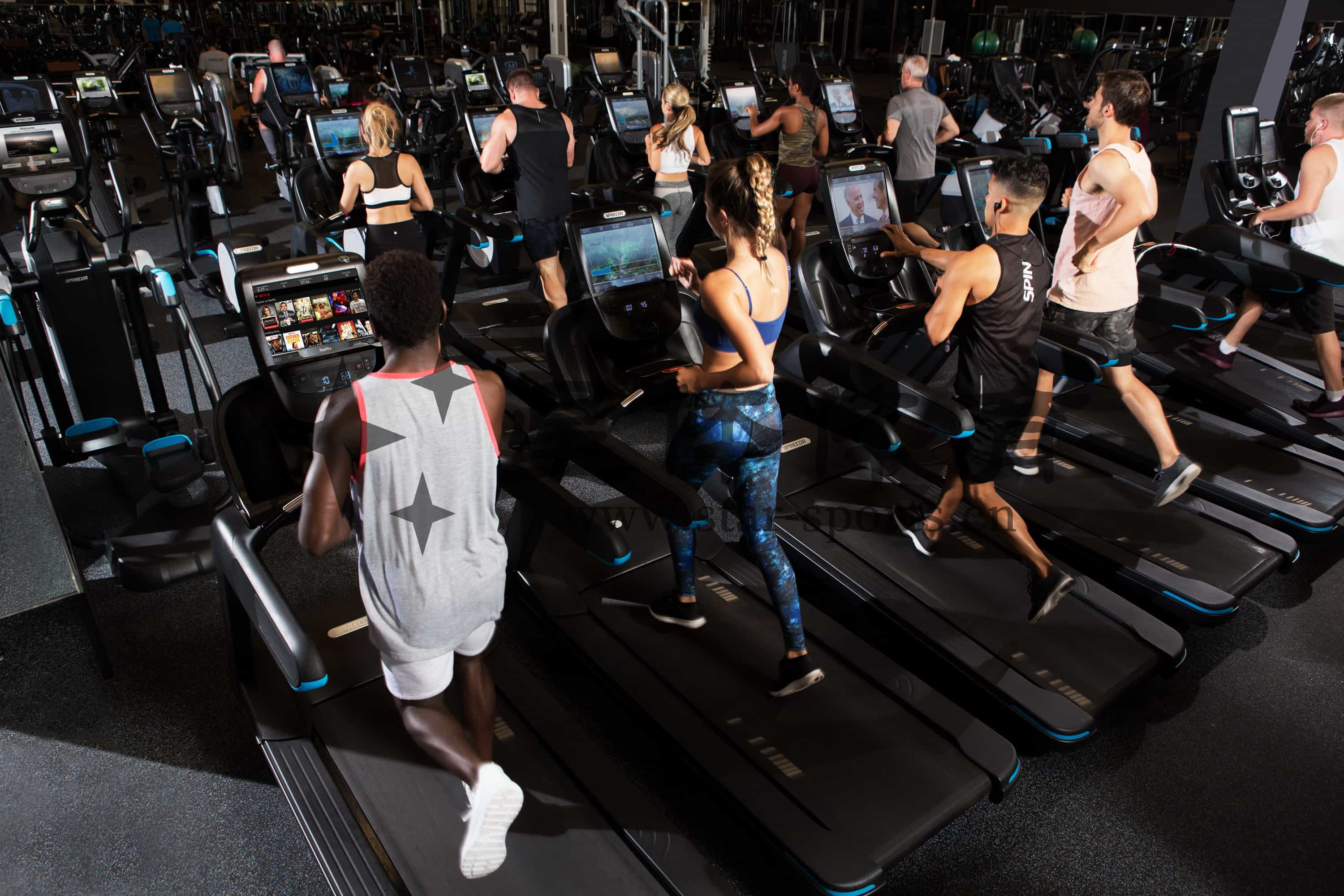 Precor必确跑步机安全锁该怎么用